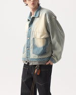 ヴィンテージウォッシュデニムジャケット