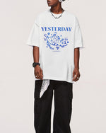 コントラストカラーの猫の半袖