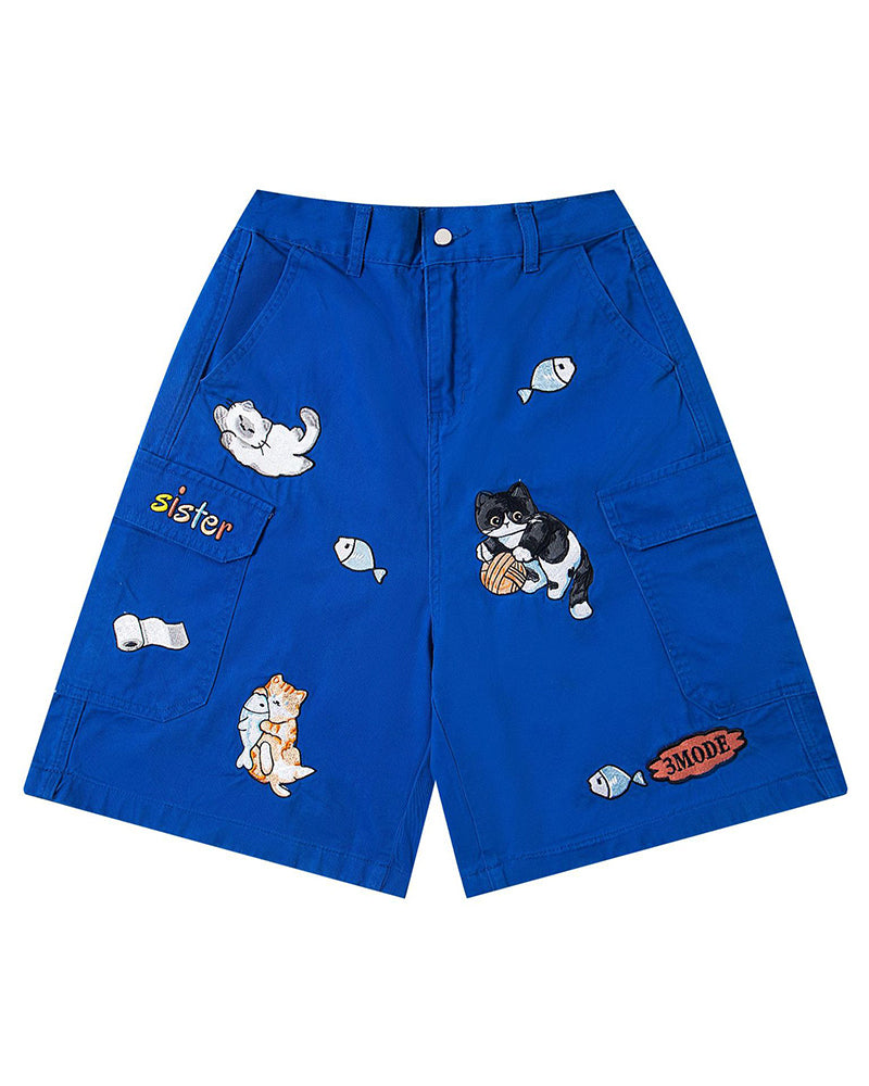 Retro casual shorts
