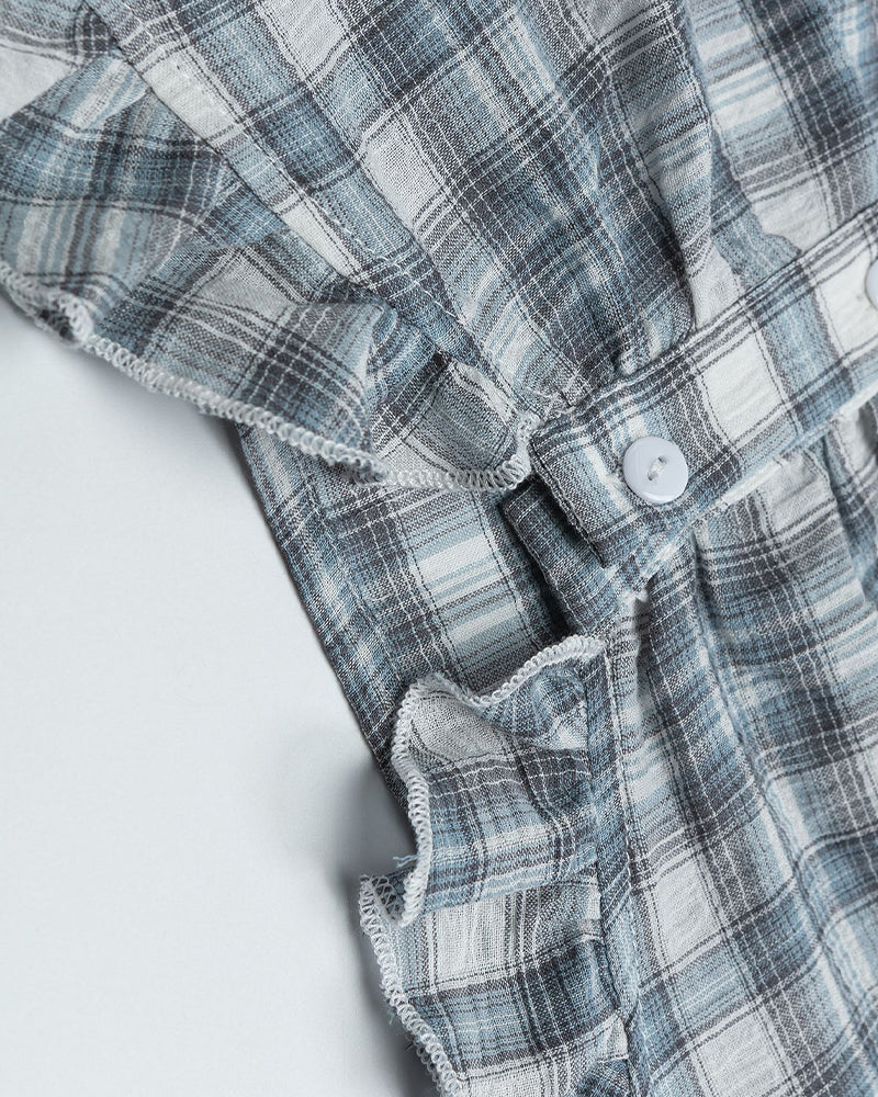 Plaid Cropped Shirt
