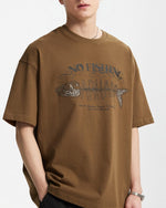 フィッシュボーンプリントの半袖