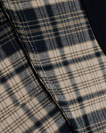 레트로 플레드 패치워크 스커트