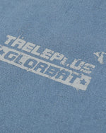 ゆったりとしたラペルのスウェットシャツ