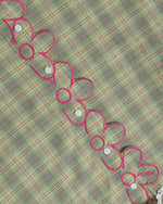 Plaid Floral Short-Sleeve Shirt