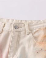 カラーインクジェットジーンズ