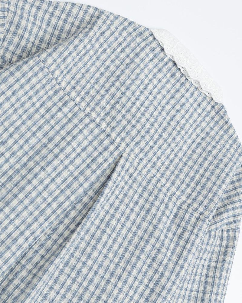 Simple loose long-sleeved shirt