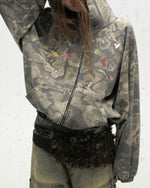 グラフィティ迷彩ジャケット