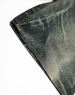 プリントデニムショートパンツ