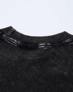 Retro washed short sleeves