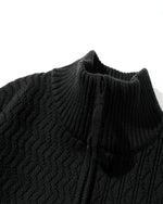 カジュアルレトロニットカーディガン