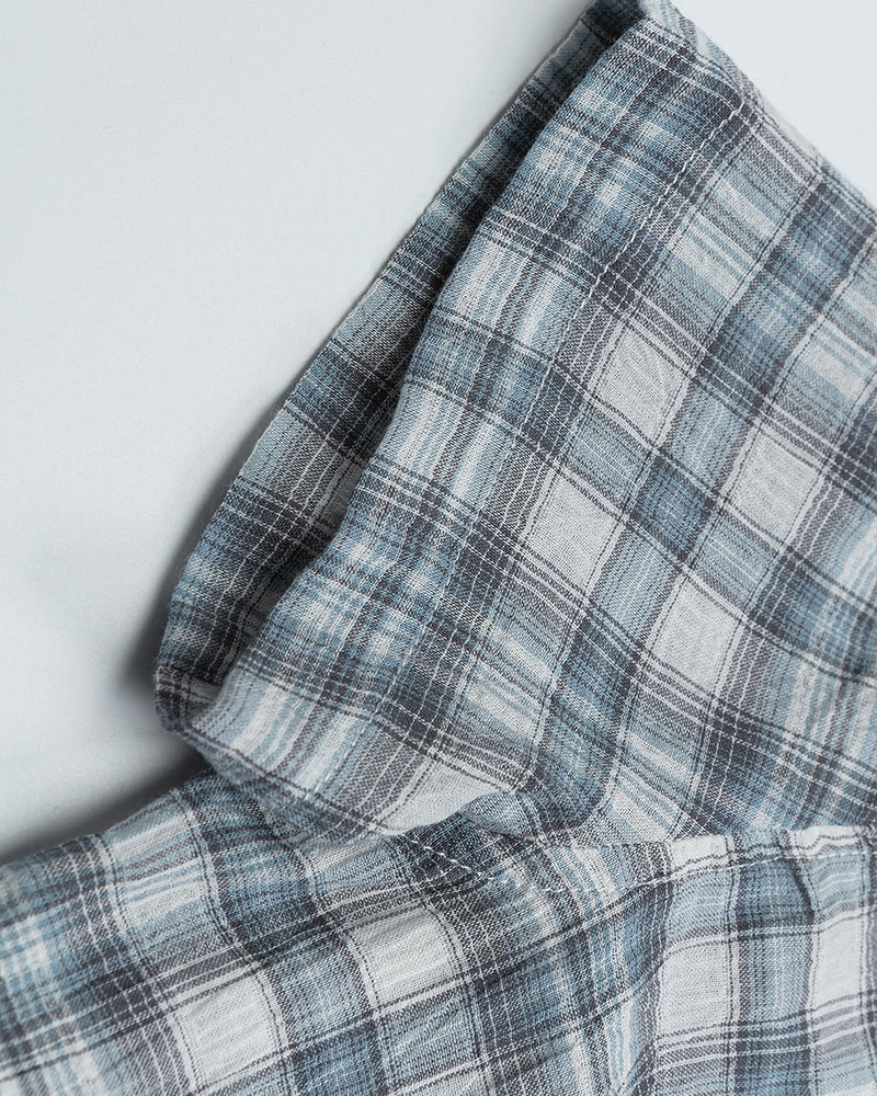 Plaid Cropped Shirt