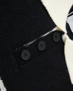 floral jacquard pullover sweater