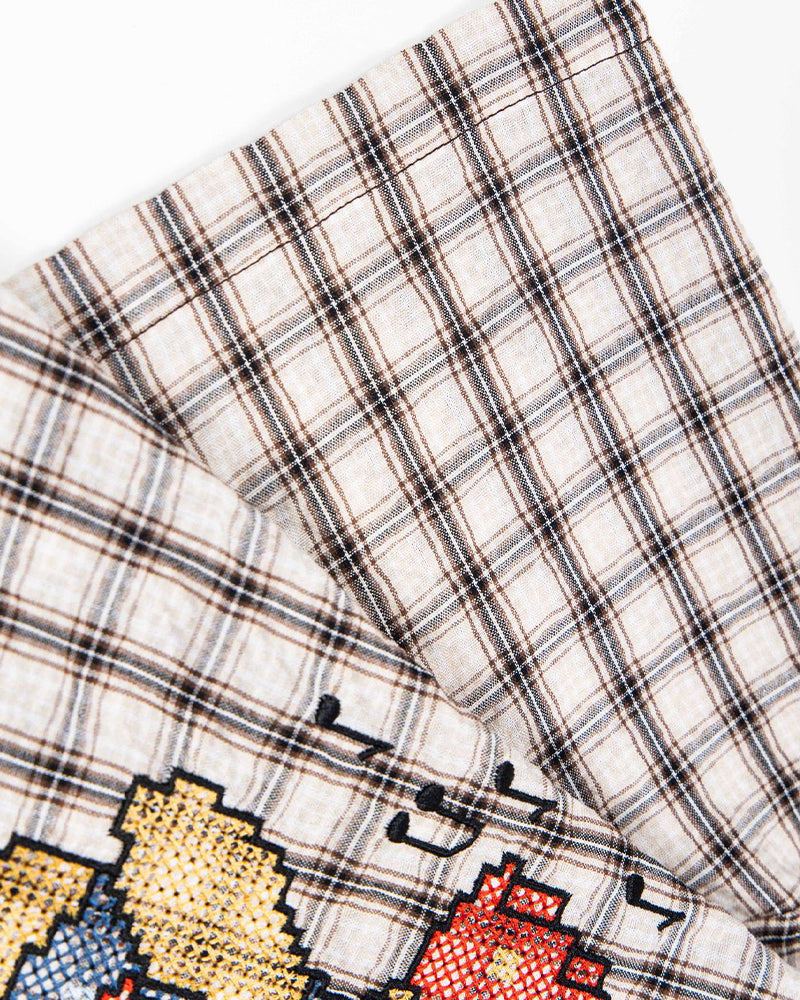 Retro cartoon short sleeve shirt