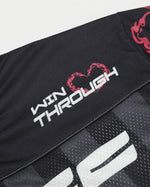 Retro digital sports short sleeves