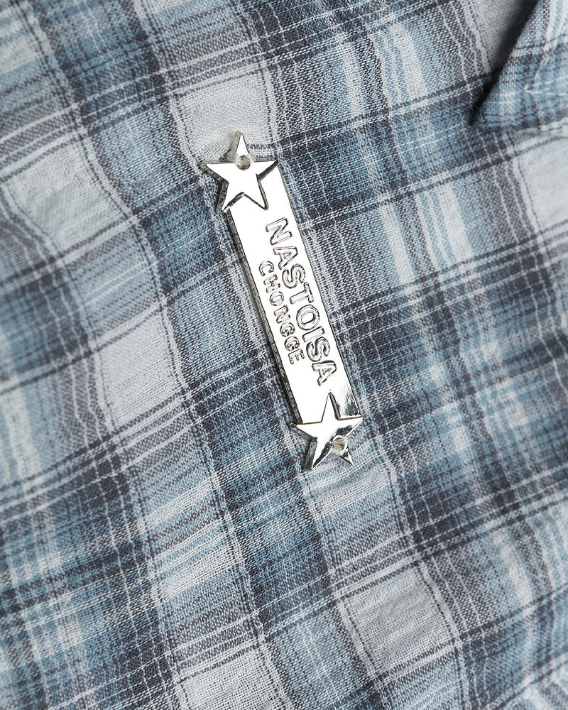 Plaid Cropped Shirt