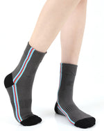 コントラストカラーの吸汗速乾ソックス