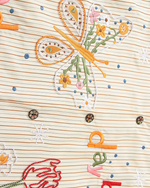 Contrast color plaid long-sleeved shirt