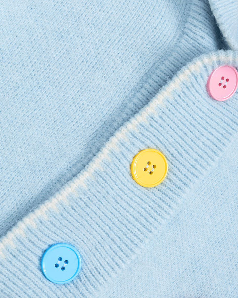 刺繍入りフード付きセーター