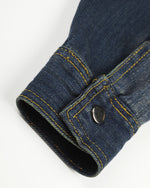 Double-belt denim jacket