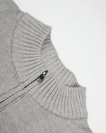 Casual zip-up sweater