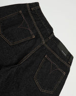 Embroidered loose-fit jeans