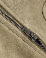 Stand-collar zip-up jacket