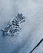 ダメージ加工のウォッシュジャケット