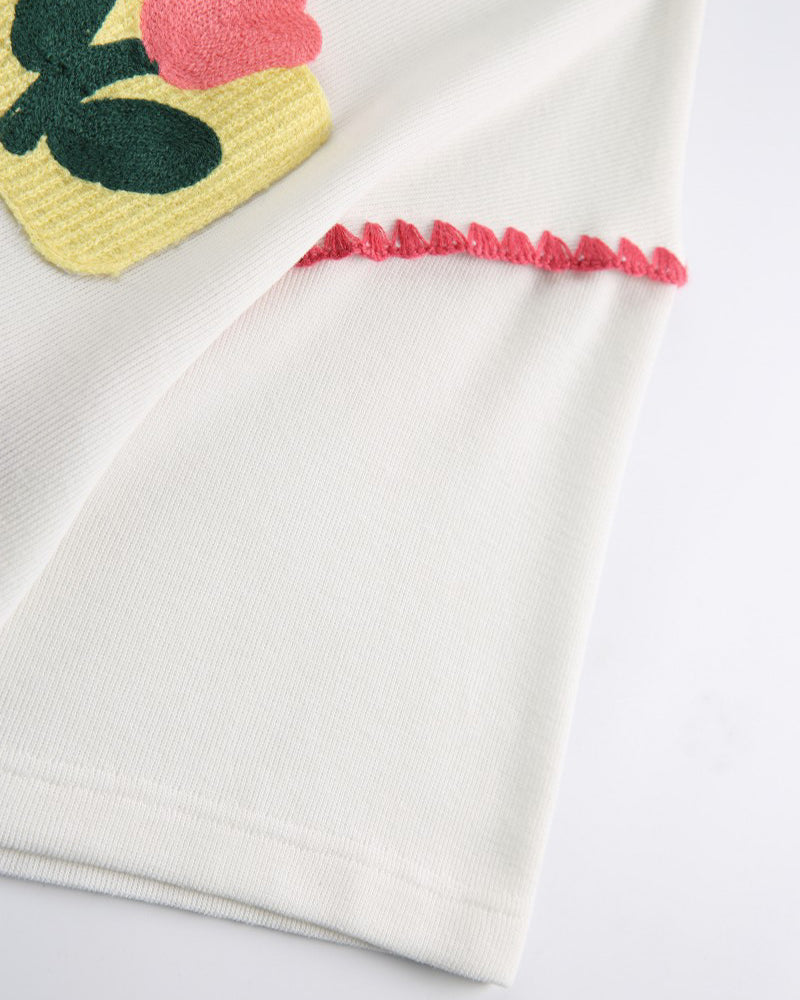 多用途の刺繍入り半袖