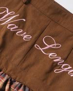 レトロなホットガールのパッチワークスカート