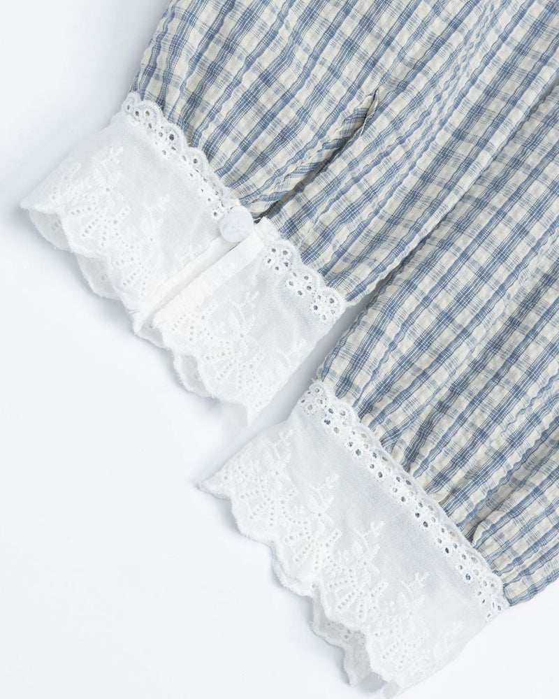 Simple loose long-sleeved shirt