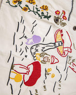 컬러풀 버섯 반팔 셔츠