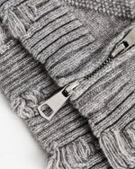 ヴィンテージフード付きカーディガンセーター