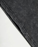 Washed embroidered short sleeves