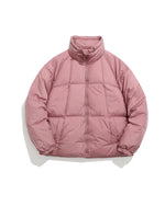 Solid color loose down jacket