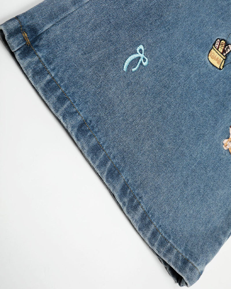 Loose Fit Cropped Shorts