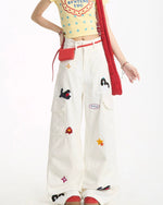 레트로 캐주얼 팬츠