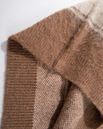 Contrast Stripe Crewneck Sweater