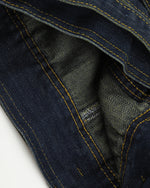 Double-belt denim jacket