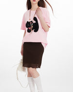 Rabbit crew neck short sleeves