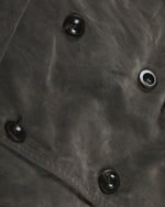 Double-breasted trench coat