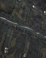Double-breasted stand-collar jacket