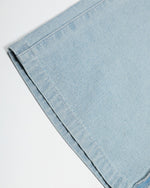 チェックパネルデニムパンツ