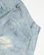 귀여운 디스트레스드 프린트 반바지