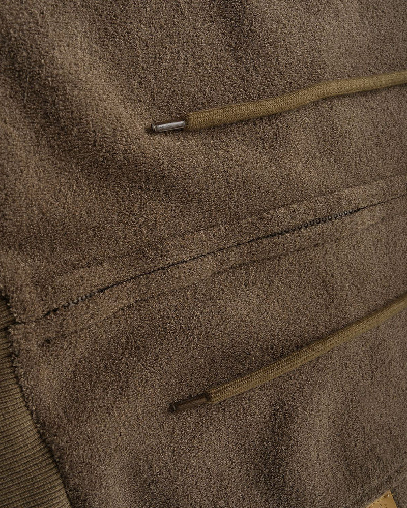 Hooded sweatshirt jacket