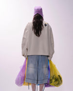 おもしろ猫のワークジャケット