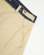 Color-block panelled cargo pants