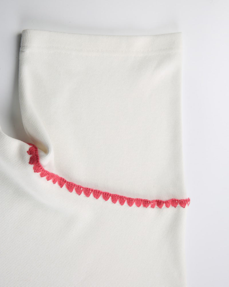 多用途の刺繍入り半袖