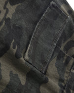 レトロシンプルデニムショートパンツ