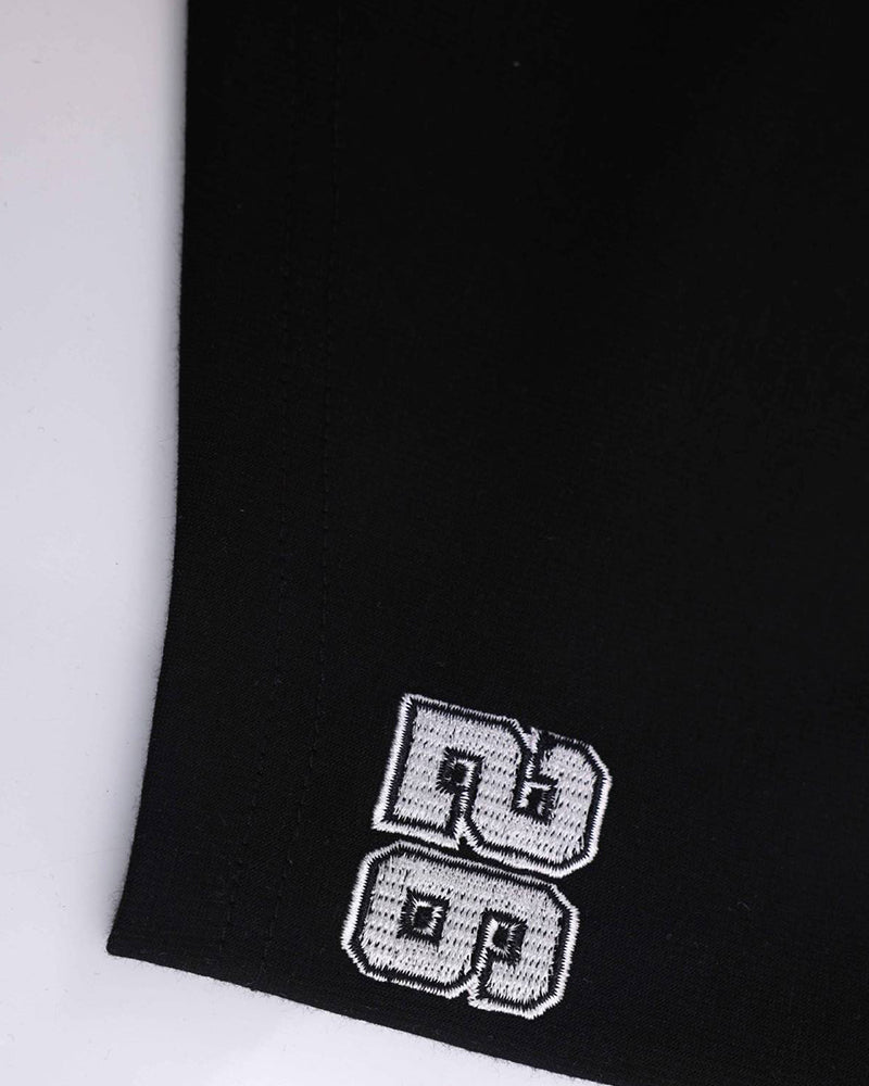 Retro contrast casual shorts