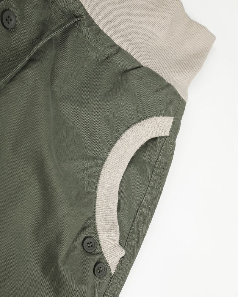 Color-block casual cargo pants